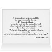 "Fellowship On The Path" (Inside Horizontal (Top))