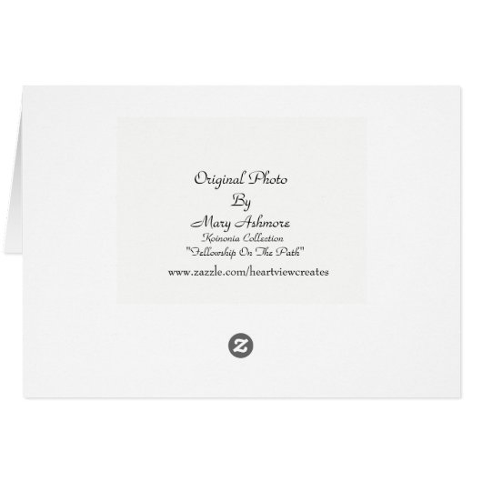 "Fellowship On The Path" (Back Horizontal)