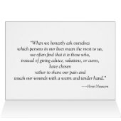 "Fellowship On The Path" (Inside Horizontal (Top))