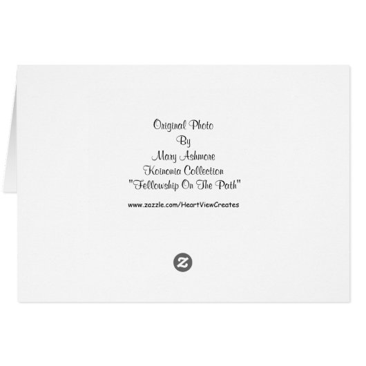 "Fellowship On The Path" (Back Horizontal)