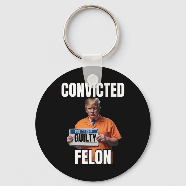 Felon Donald Trump 2024  Keychain (Front)