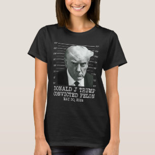Felon Donald Trump Guilty Lock Him Up Trump Prison T-Shirt