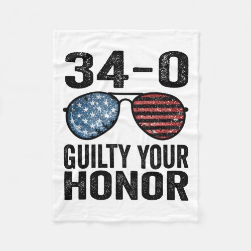   Felony Counts Anti_trump Political Statement  Fleece Blanket