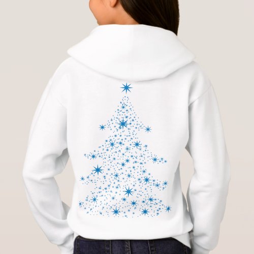 felpa natale stelle bambina hoodie