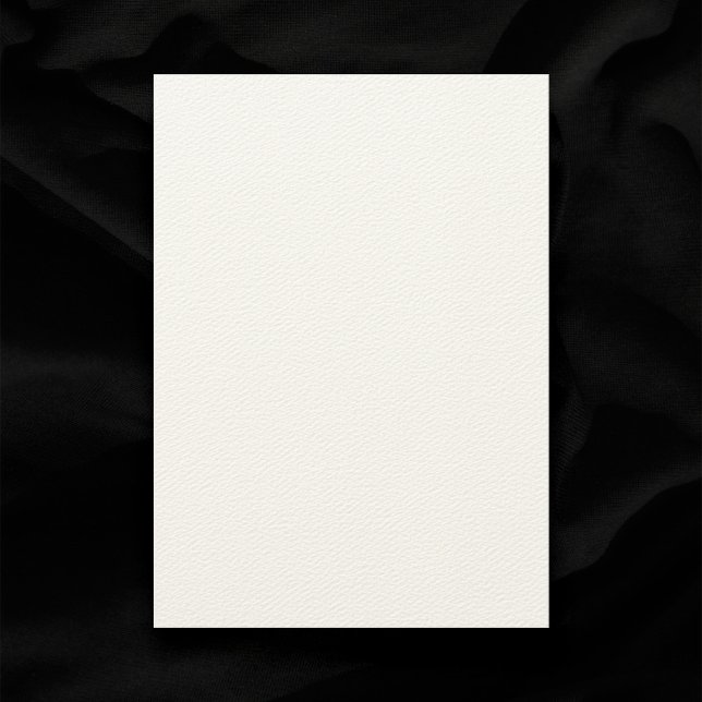 Felt Ecru 5" x 7" Blank Sample Wedding Invitation (Felt ecru 5" x 7" white wedding invitation)