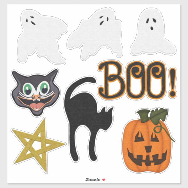 Felt Look Halloween Collection Sticker (Sheet)