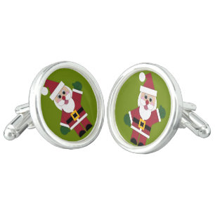 Felt Santa 2021 Cufflinks