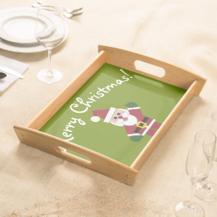 Felt Santa 2021 Serving Tray