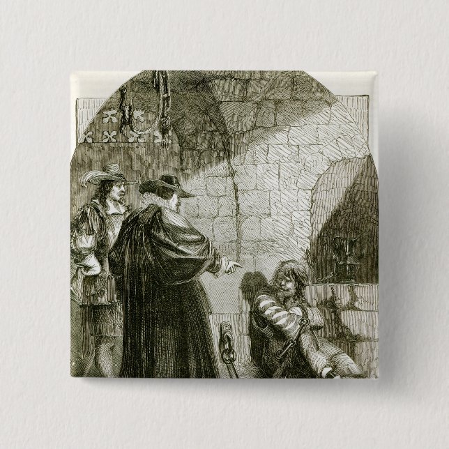 Felton in Prison Pinback Button (Front)