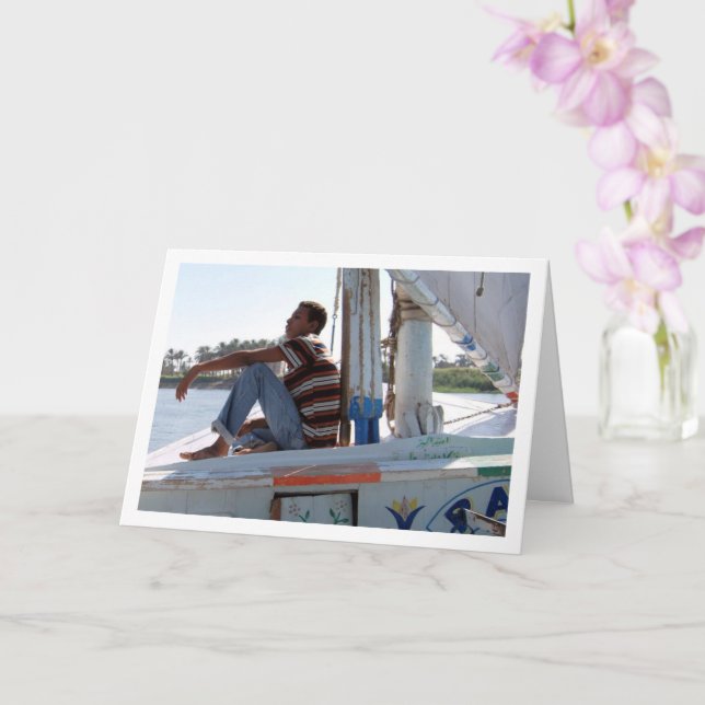Felucca on the Nile Card (Orchid)
