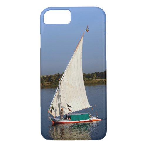 Felucca sailing along the Nile _ Aswan Egypt iPhone 87 Case