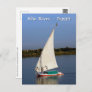 Felucca sailing along the Nile - Aswan, Egypt Postcard