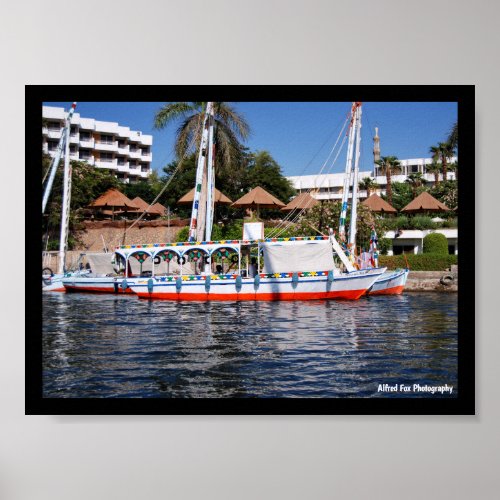 Feluccas on the Nile Poster