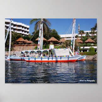 Feluccas on the Nile Poster