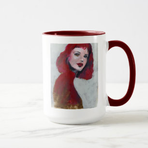Fem Portrait - Red Mug