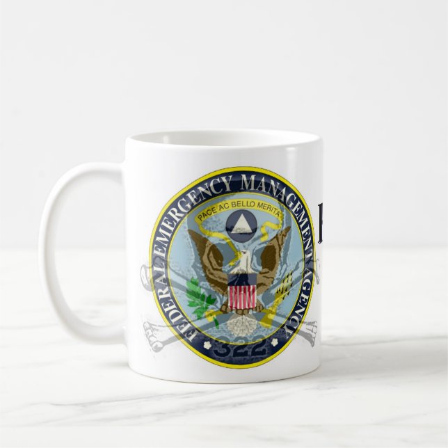 FEMA Camp Blue List Mug (Left)