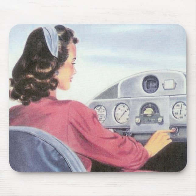Femal Pilot Mousepad (Front)