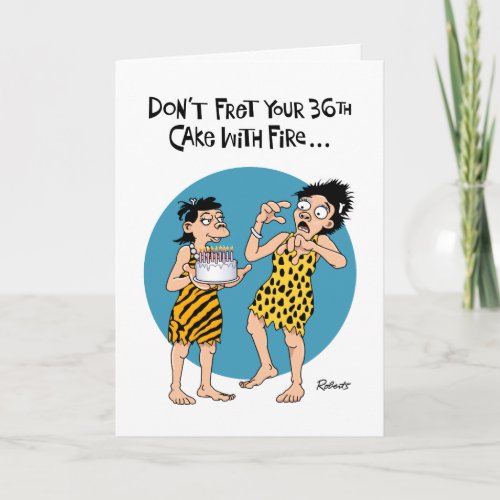 Female 36th Birthday Reassurance Card