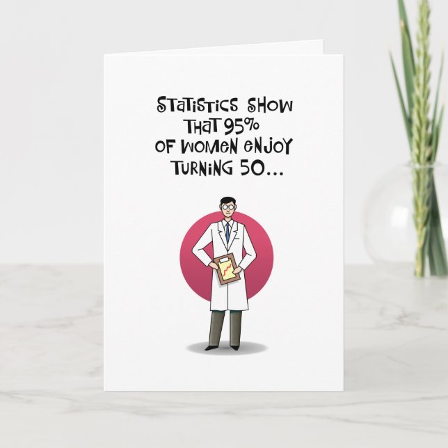 Female 50th Birthday Card (Front)