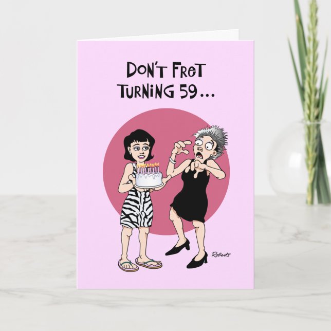 Female 59th Birthday Card (Front)