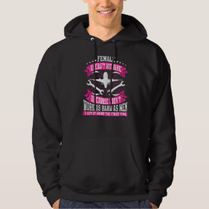 Female Aircraft Mechanic Aviation Mechanic Airplan Hoodie