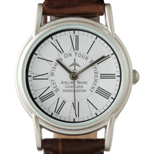Female Airline Pilot or Cabin Crew Retirement Gift Watch