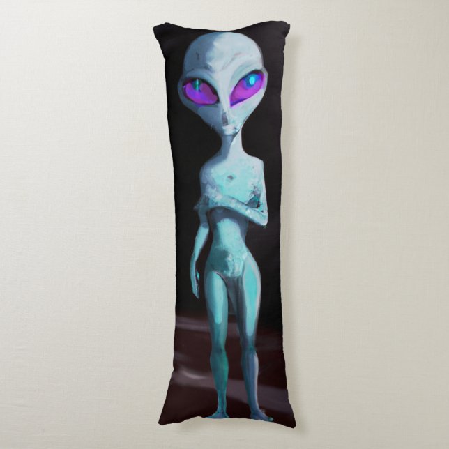 Female alien friend body pillow (Front Vertical)