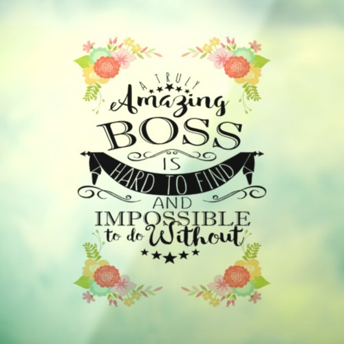 female amazing boss best boss thanks sign