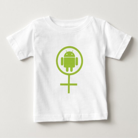 Female Android (Sign / Symbol) Baby T-Shirt
