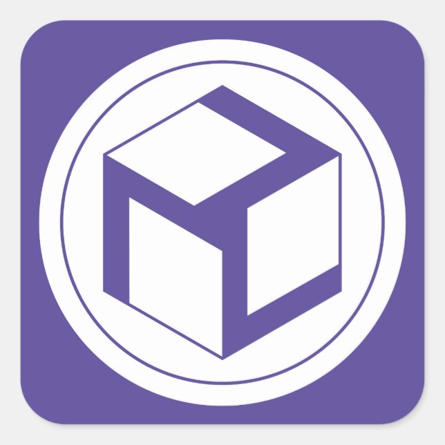 Female Antahkarana - Yin Antahkarana Square Sticker (Front)