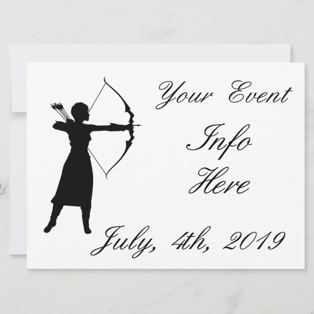 Female Archer Silhouette Thunder_Cove (Front)