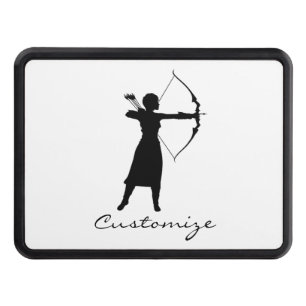 Female Archer Silhouette Thunder_Cove Hitch Cover