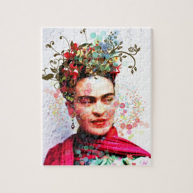 Female artist Portrait Puzzle (Vertical)