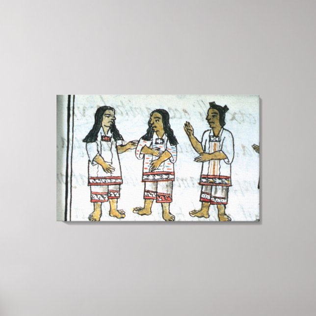 Female Aztec costumes Canvas Print (Front)