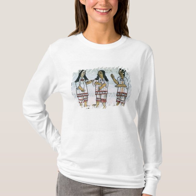 Female Aztec costumes T-Shirt (Front)