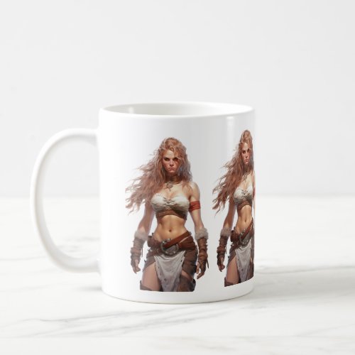 Female Barbarian Coffee Mug