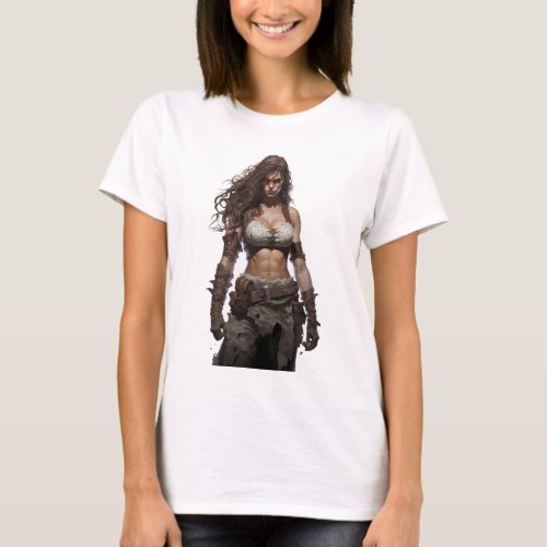 Female Barbarian T_Shirt