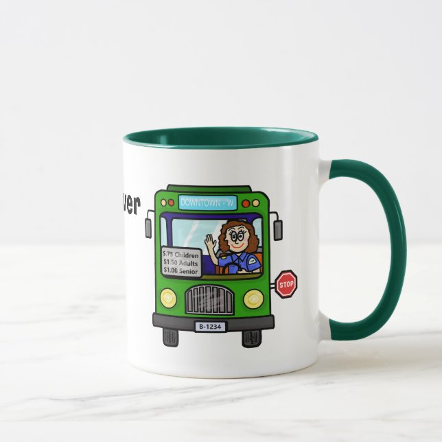 Female Best Bus Driver Mug (Right)