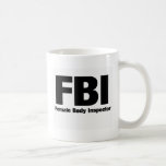 Female Body Inspector Coffee Mug at Zazzle