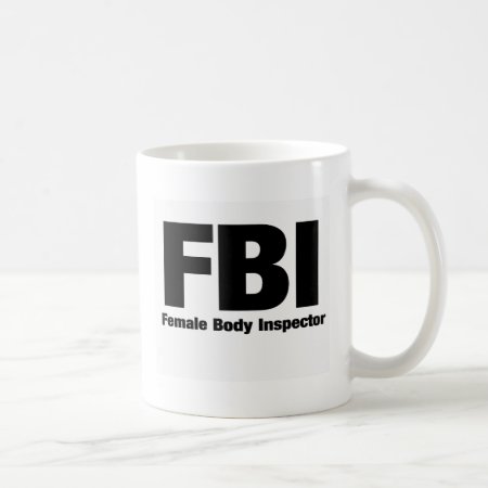 Female Body Inspector Coffee Mug