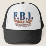Female_body_inspector Copy Trucker Hat at Zazzle