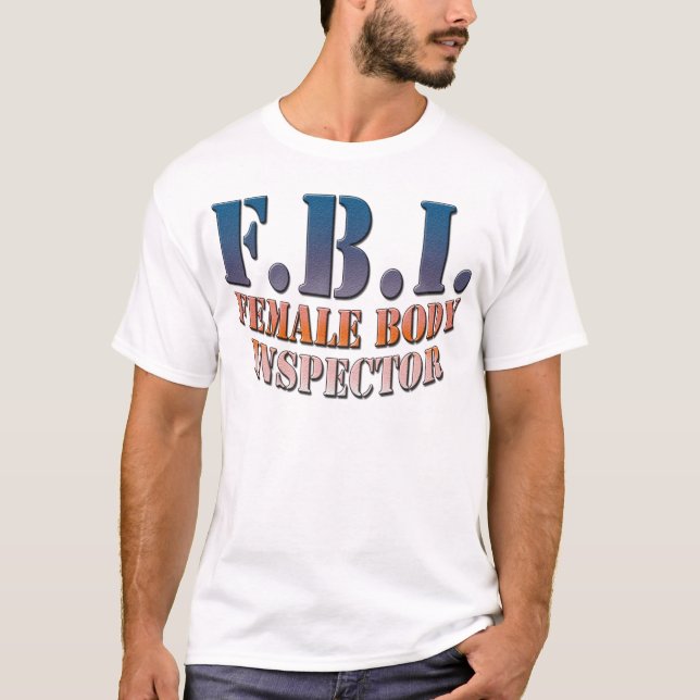 Female Body Inspector T-Shirt (Front)