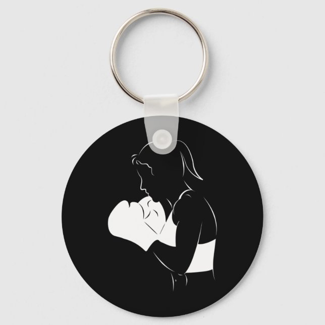 Female Boxer Keychain (Front)