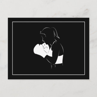 Female Boxer Postcard