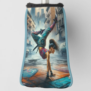 Female Breakdancer NYC – Urban B-Girl Art Golf Head Cover