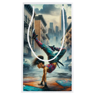 Female Breakdancer NYC – Urban B-Girl Art Small Gift Bag