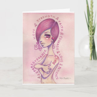 Female Breast Cancer Survivor Card