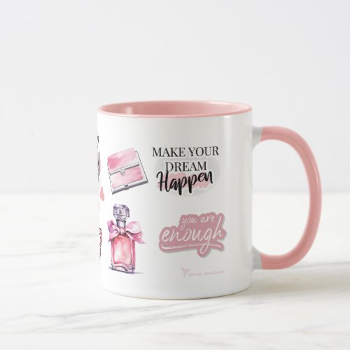 Female business woman motivational  mug