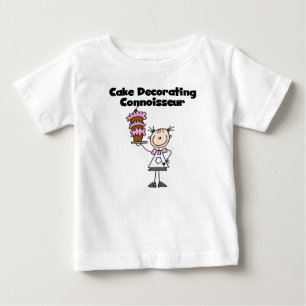 Female Cake Decorating Connoisseur Baby T-Shirt
