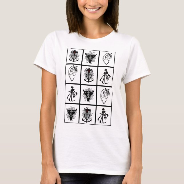 Female Camargue Patch T-shirt (Front)